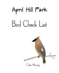 April Hill Park Bird Check List